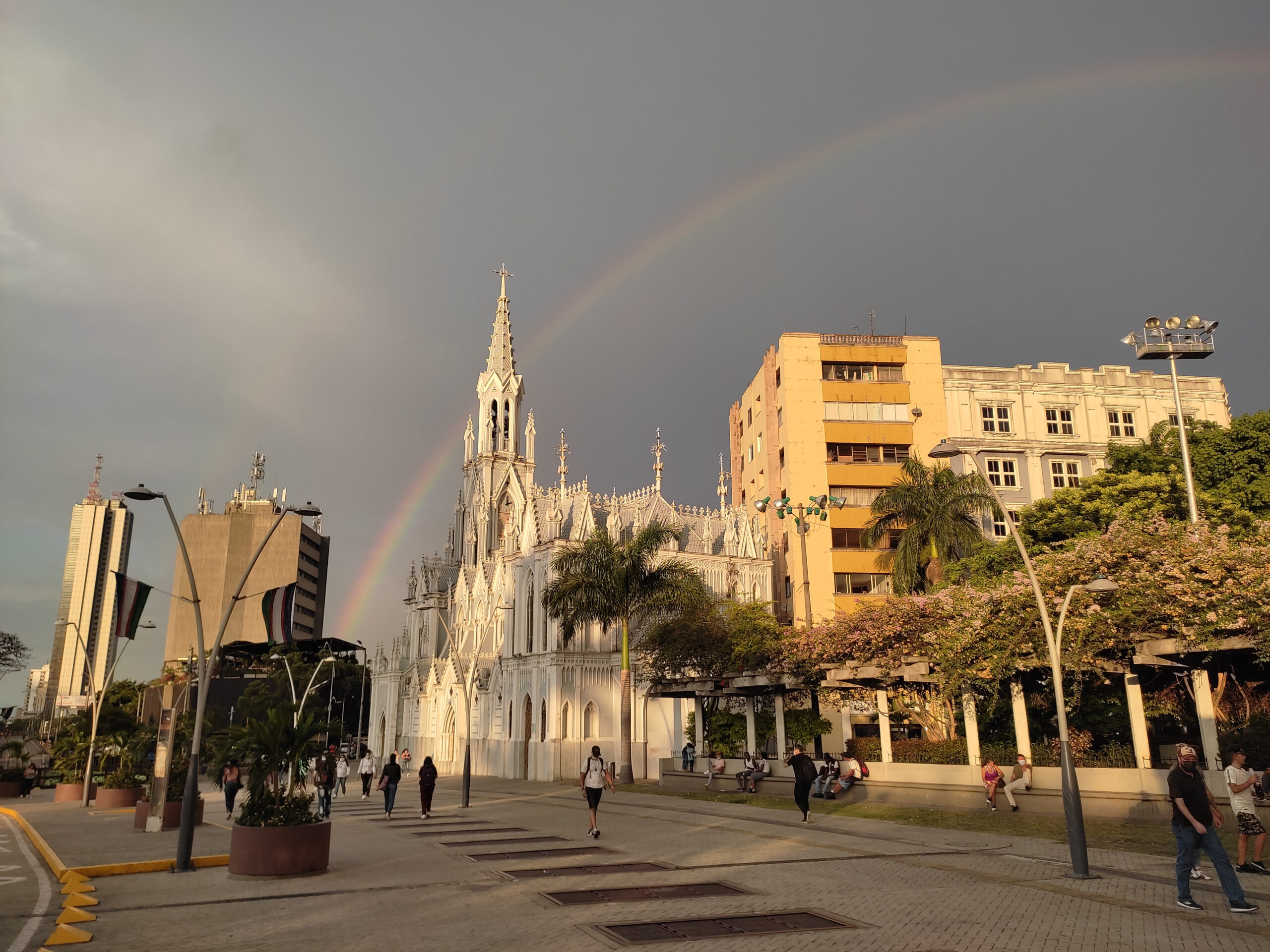 La Ermita con arcoiris